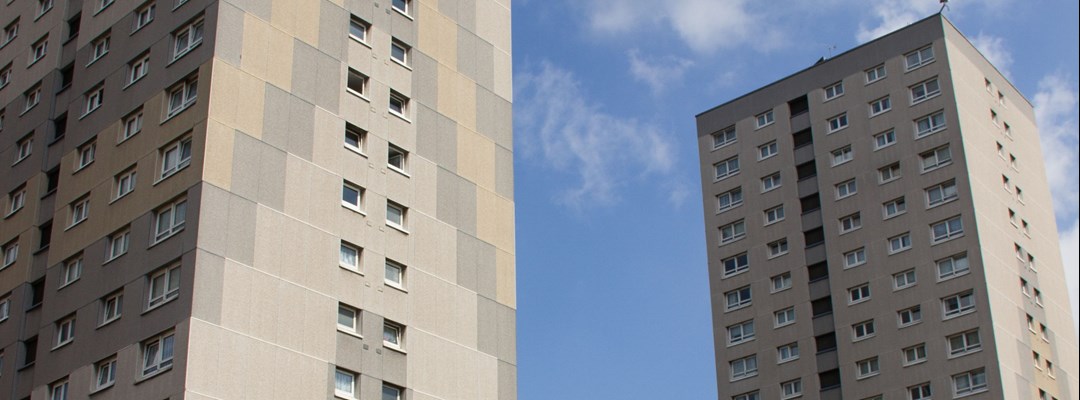 Loss of water supply at Market Hill tower blocks Image