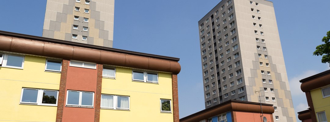 Response to questions over tower block cladding Image