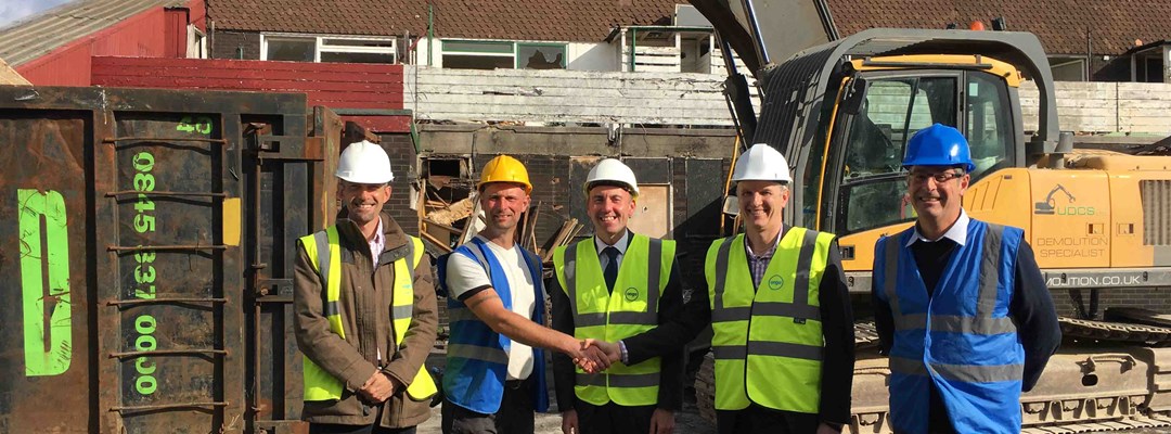 Demolition work begins in Westcliff Image