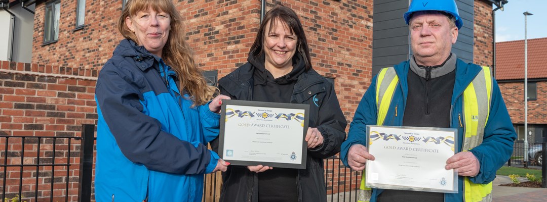 Scunthorpe homes given police award for security Image