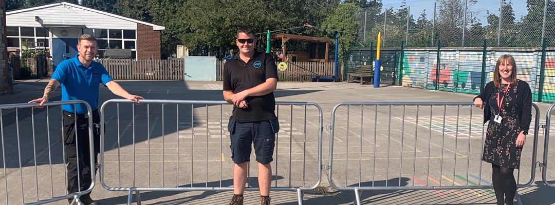 Our Maintenance team keep local children safe at Frodingham Infant School Image