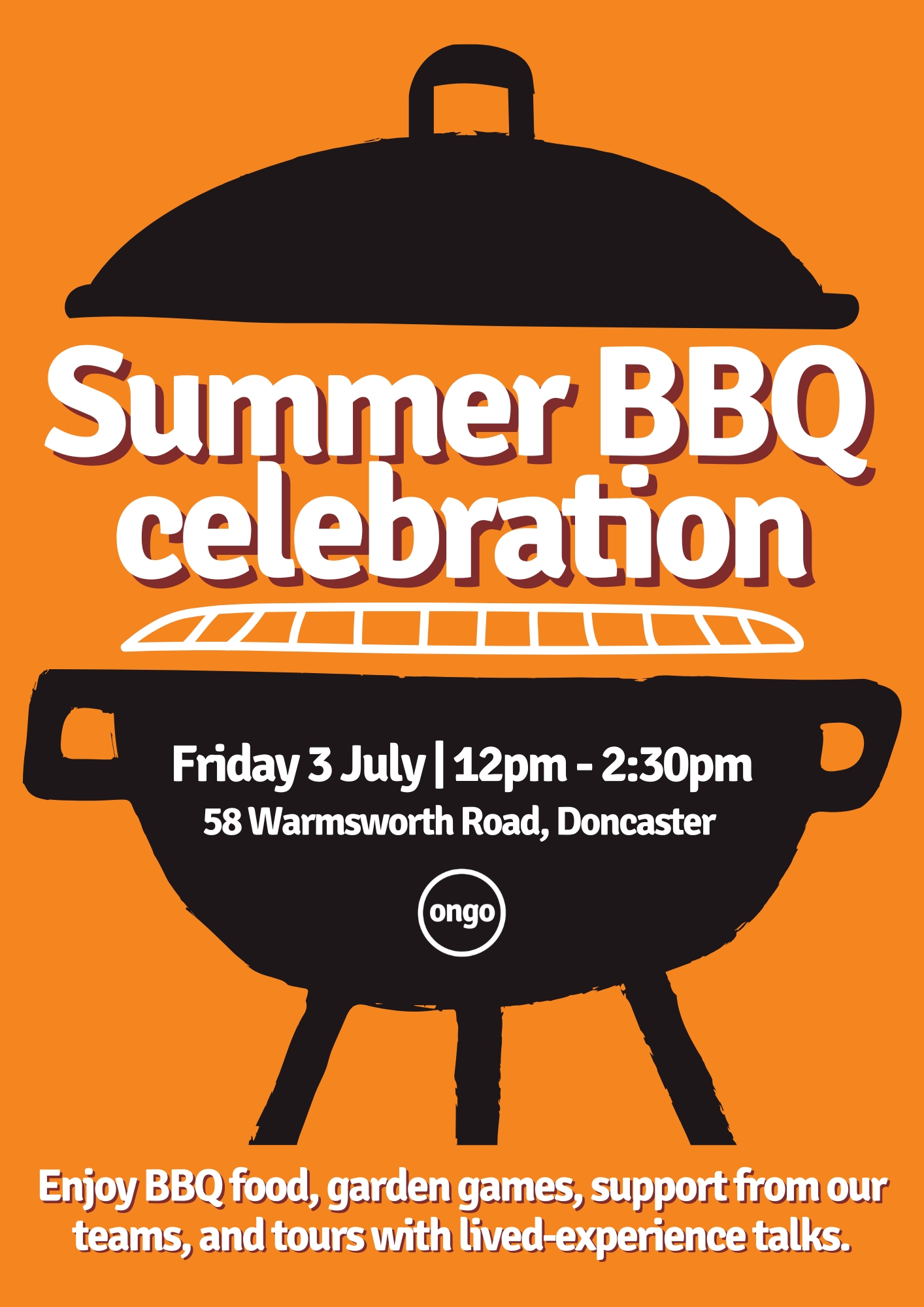 BBQ event poster